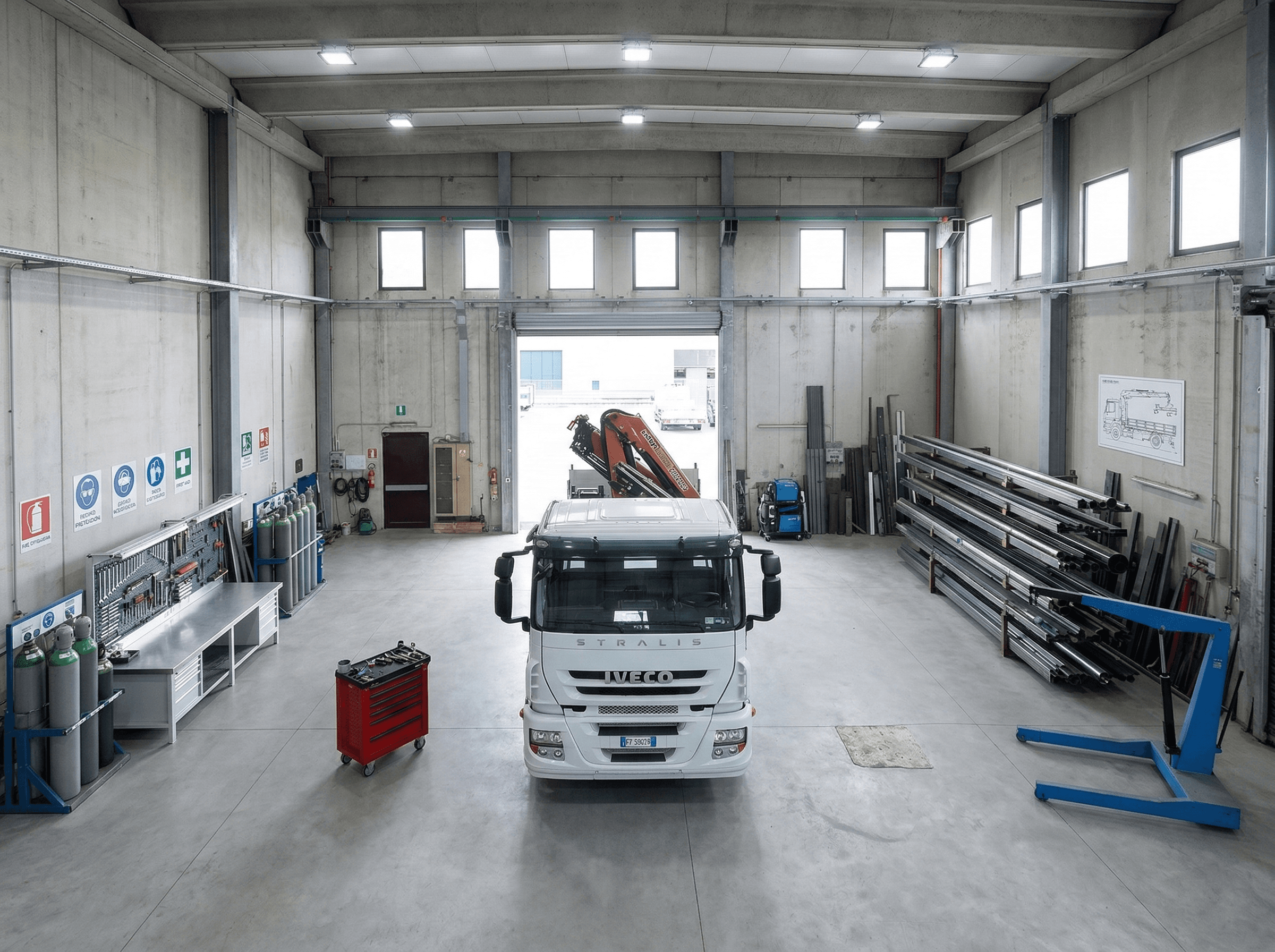 Galia workshop — truck bodywork