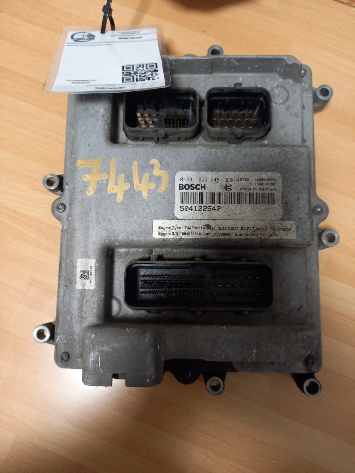 IVECO TECTOR - Bosch 0 281 020 048 - Main