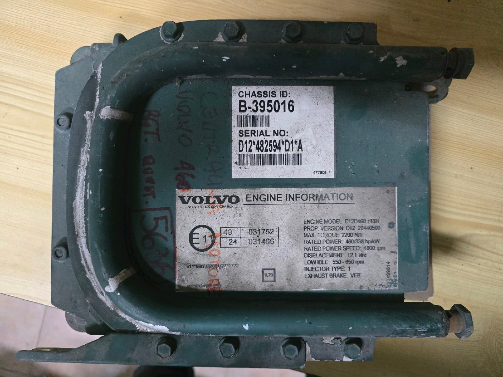 Volvo D12D460 - 20577131 P02 - Main