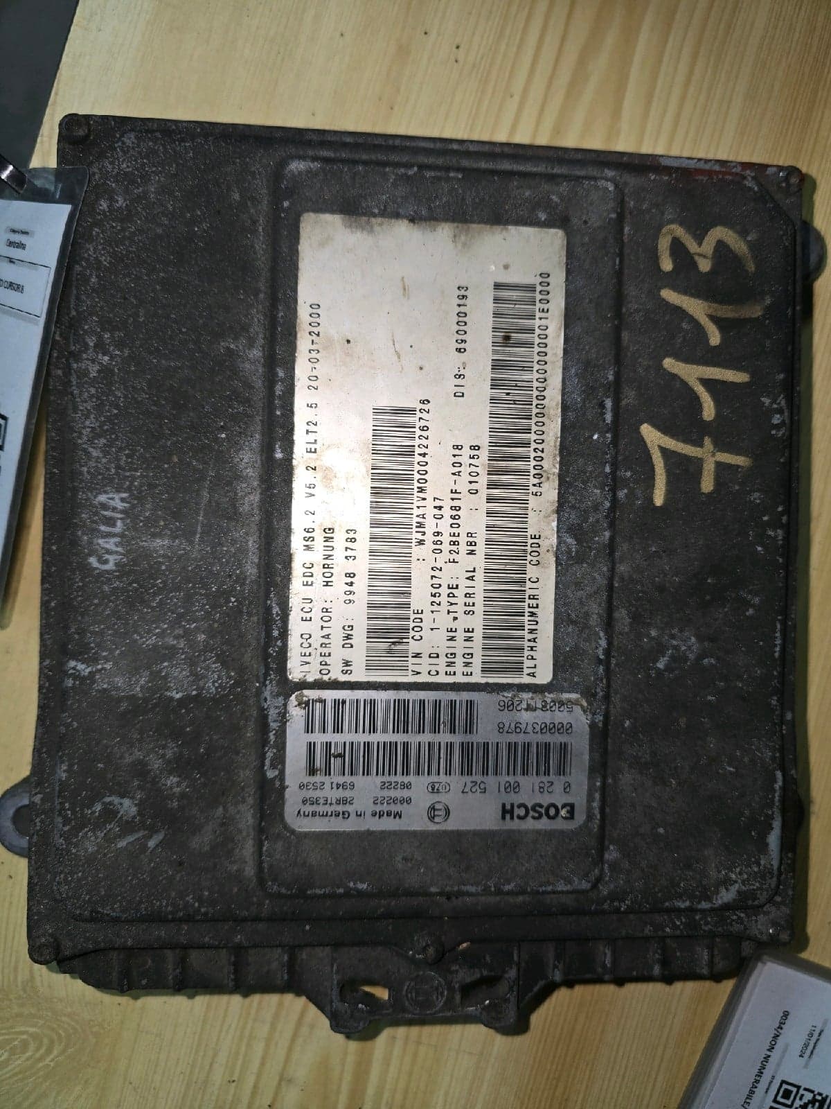 IVECO CURSOR 8 - BOSCH 0 281 001 527 - Main